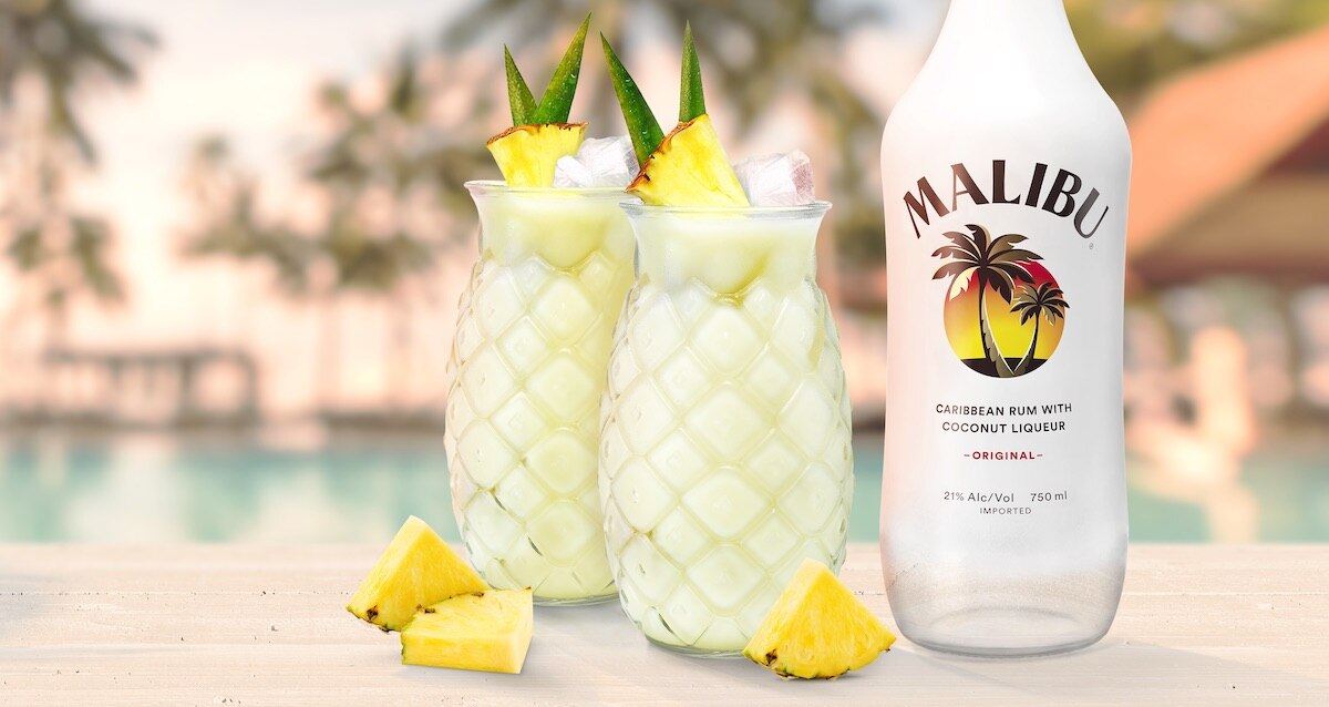 Pina Colada Recipe Malibu Rum Drinks
